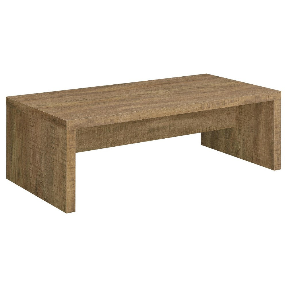 Nette 2Pc Coffee and End Table Set | Rustic Mango Finish | Brown Wood