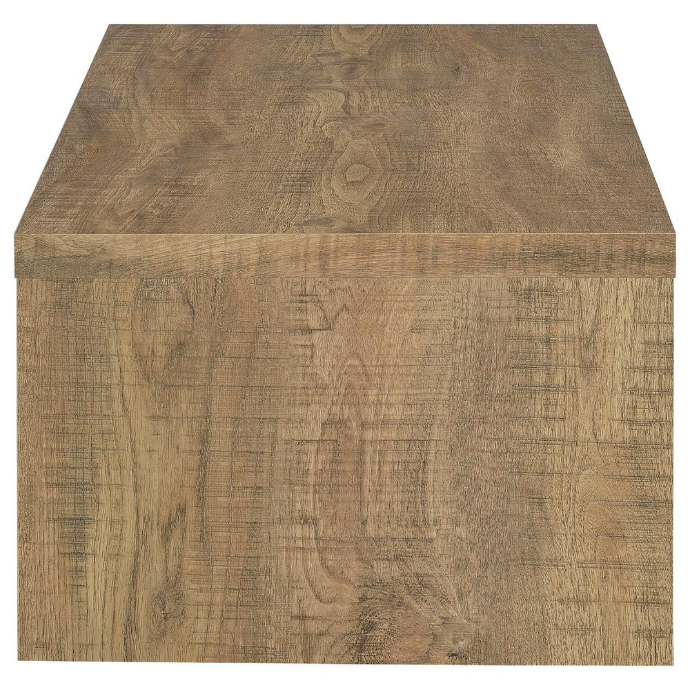 Nette 2Pc Coffee and End Table Set | Rustic Mango Finish | Brown Wood