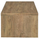 Nette 2Pc Coffee and End Table Set | Rustic Mango Finish | Brown Wood