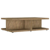 Chet 2Pc Coffee & End Table Set | Open Cube Base | Distressed Mango Wood