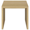 Kerra 2Pc Lift-Top Coffee Table and End Table Set | Light Oak Wood