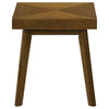 Layla 2Pc Square Coffee and End Table Set | Angled Legs | Walnut Wood