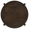Katie 2Pc Coffee and End Table Set | X-cross Base | Brown Solid Wood