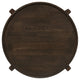 Katie 2Pc Coffee and End Table Set | X-cross Base | Brown Solid Wood