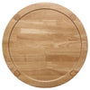 Camilia 2Pc Round Coffee-End Table Set | Lower Shelf | Maple Brown Wood