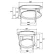 Camilia 2Pc Round Coffee-End Table Set | Lower Shelf | Maple Brown Wood