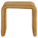 Gigi 2Pc Coffee and End Table Set | Woven Design | Natural Rattan-Metal