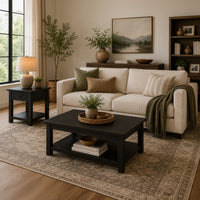 Distressed Java Black