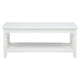 Yuzie Lift-Top Coffee and End Table Set | Hidden Storage | White Wood