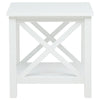 Yuzie Lift-Top Coffee and End Table Set | Hidden Storage | White Wood