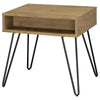Che 2Pc Lift-Top Coffee Table and End Table Set | Golden Oak Wood