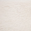 Beca King Panel Bed | Foam Headboard | Cream Faux Fur Upholstery | Modern