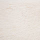 Beca Queen Panel Bed | Foam Headboard | Cream Faux Fur Upholstery | Modern