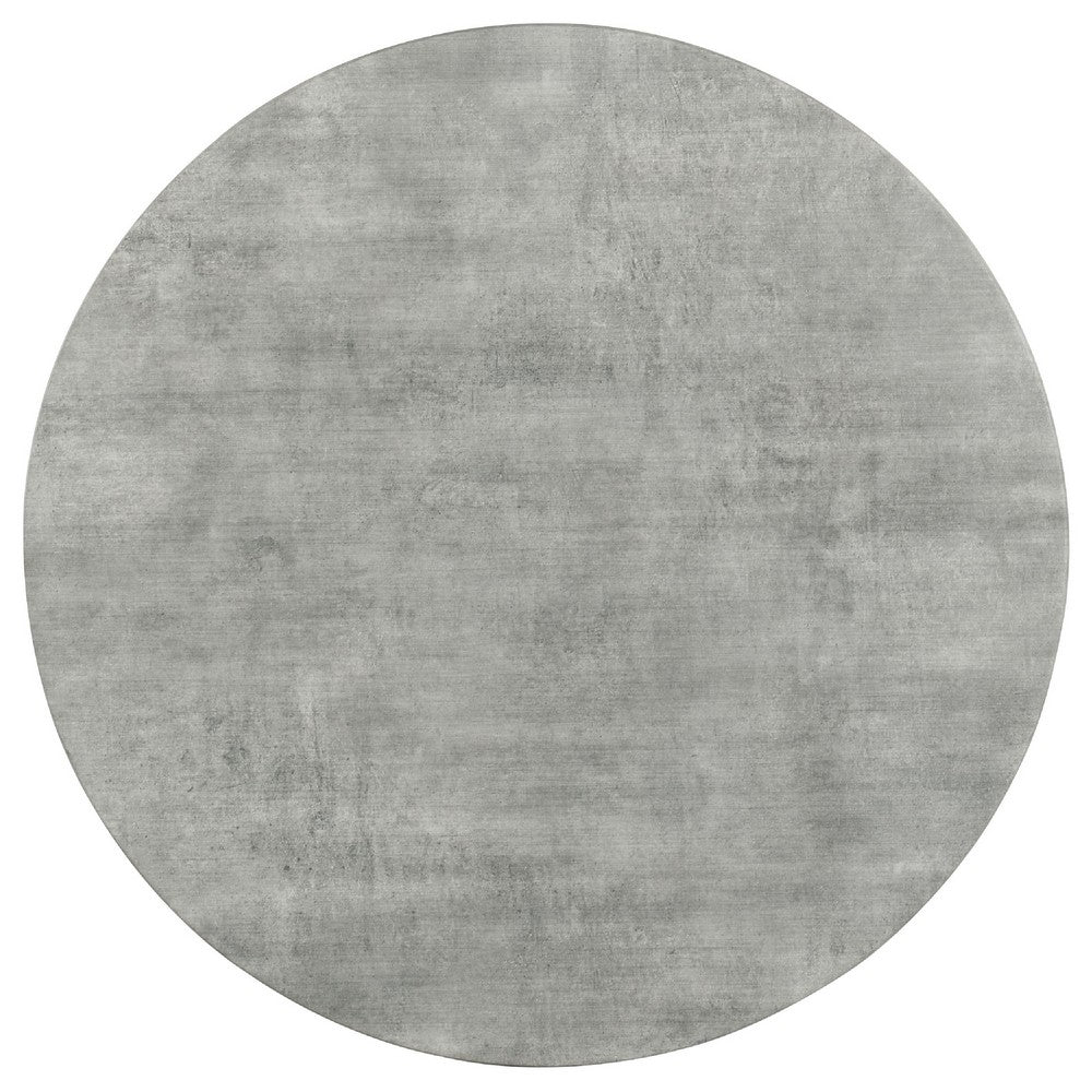Aya 2pc Coffee and End Table Set | Gray Faux Cement Top | Black Metal