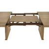 Amity 89" Extension Dining Table | Distressed Light Brown Wood