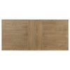 Amity 89" Extension Dining Table | Distressed Light Brown Wood