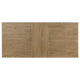 Amity 89" Extension Dining Table | Distressed Light Brown Wood
