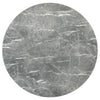 Freda Dining Table | Pedestal Base | Gray Faux Marble Laminate 50"