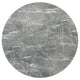 Freda Dining Table | Pedestal Base | Gray Faux Marble Laminate 50"