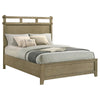 Hazel Queen Panel Bed | Open-Slat Headboard | Vineyard Oak Rubberwood