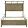 Hazel Queen Panel Bed | Open-Slat Headboard | Vineyard Oak Rubberwood