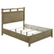 Hazel Queen Panel Bed | Open-Slat Headboard | Vineyard Oak Rubberwood