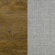 Nolan King Bookcase Panel Bed | Gray Channel-Tufted Fabric | Brown Wood