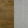 Nolan Queen Bookcase Panel Bed | Gray Channel-Tufted Fabric | Brown Wood