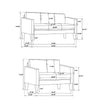 2pc Sofa and Loveseat Set | Track Arms | Foam Fill Matcha Green Upholstery