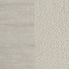 Qanto Full Panel Bed | Beige Tufted Fabric Headboard | Rustic Cream Wood