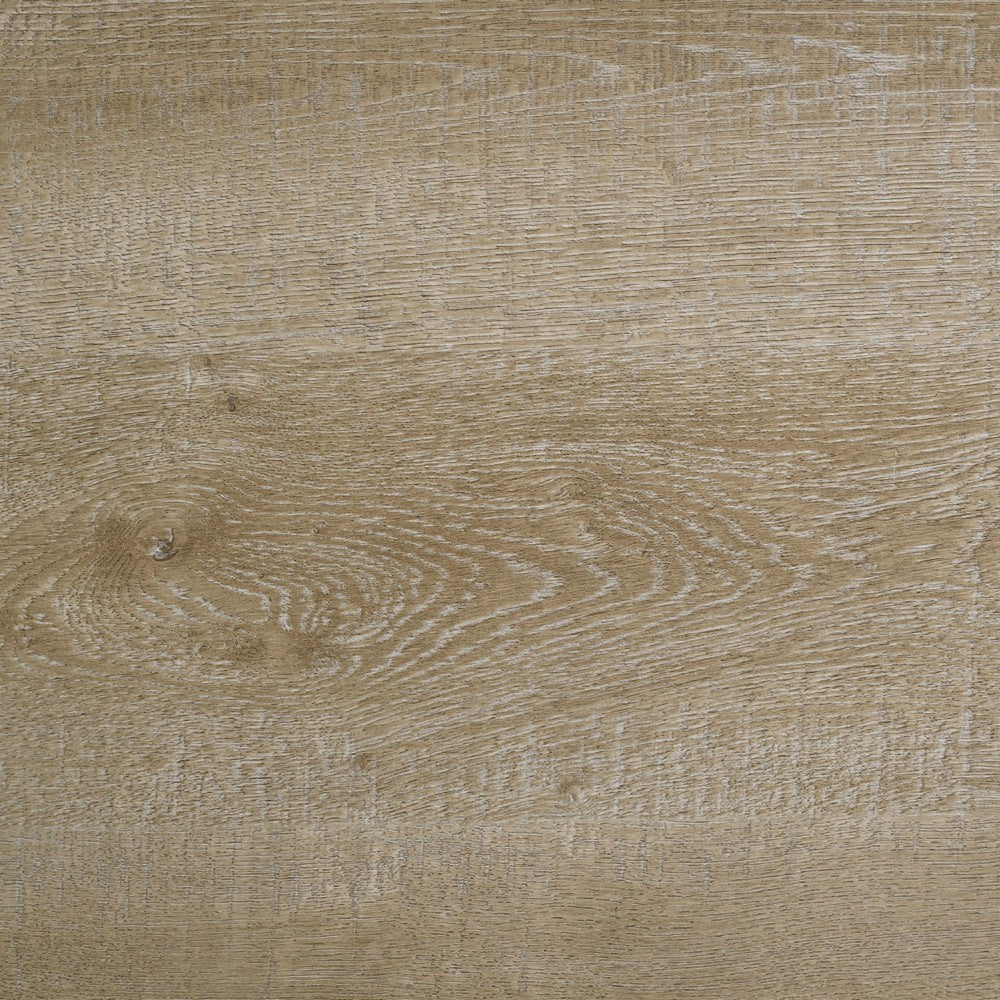 Tyna Rustic Queen Panel Bed with Planked Headboard | Weathered Oak Wood