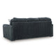 Addy Sofa with 5 Pillows | Gunmetal Gray Corduroy Upholstery | 98"