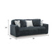 Addy Sofa with 5 Pillows | Gunmetal Gray Corduroy Upholstery | 98"