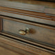 Lesa Classic 71" Dresser | 9 Drawers with Brass Tone Knobs | Brown