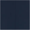 Beco Outdoor Loveseat | 2 Pillows | Beige Cushions | 58" Navy Blue