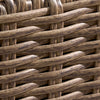 Leso Outdoor Loveseat | 2 Pillows | Beige Cushions | Brown Wicker Rattan 60"