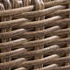 Leso Outdoor Loveseat | 2 Pillows | Beige Cushions | Brown Wicker Rattan 60"