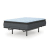 Cove Queen Pillow Top Mattress | Quilt Foam | Blue Stretch Knit Fabric 16"