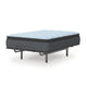 Cove Queen Pillow Top Mattress | Quilt Foam | Blue Stretch Knit Fabric 16"