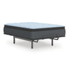 Cove Queen Pillow Top Mattress | Quilt Foam | Blue Stretch Knit Fabric 16"