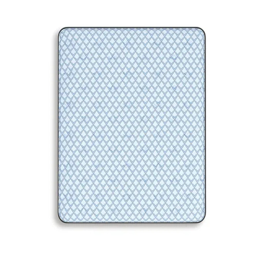 Cove Queen Pillow Top Mattress | Quilt Foam | Blue Stretch Knit Fabric 16"