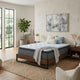Cove Queen Pillow Top Mattress | Quilt Foam | Blue Stretch Knit Fabric 16"