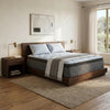 Cove Queen Pillow Top Mattress | Quilt Foam | Blue Stretch Knit Fabric 16"
