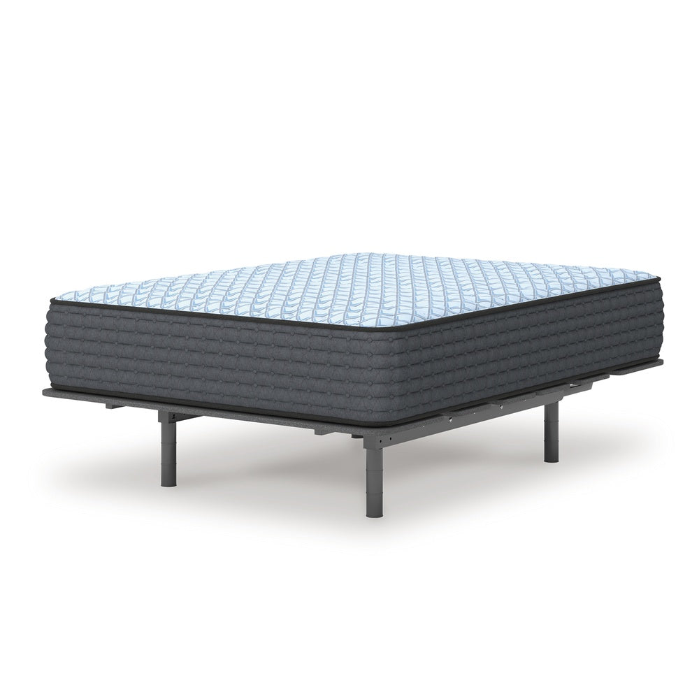 Cove King Mattress | 3-Layer Quilt Foam | Blue Stretch Knit Fabric 14"