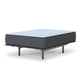 Cove King Mattress | 3-Layer Quilt Foam | Blue Stretch Knit Fabric 14"