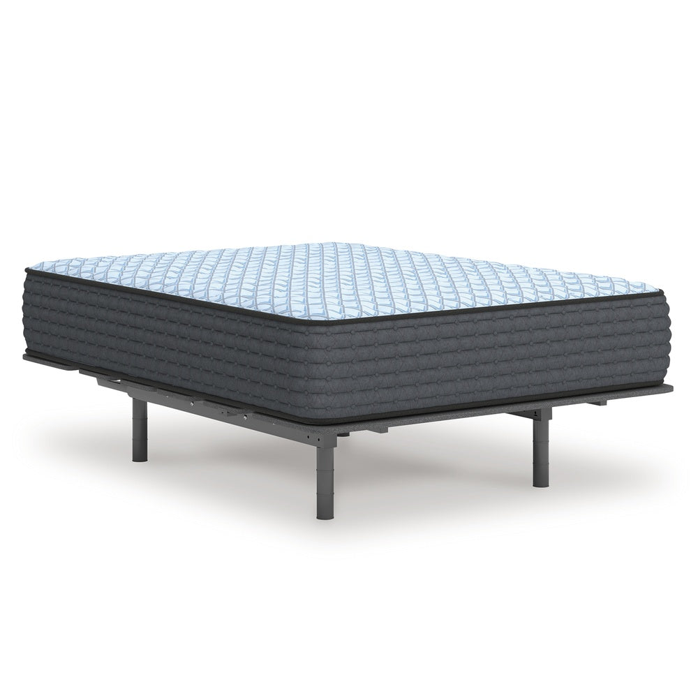 Cove King Mattress | 3-Layer Quilt Foam | Blue Stretch Knit Fabric 14"