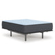 Cove King Mattress | 3-Layer Quilt Foam | Blue Stretch Knit Fabric 14"