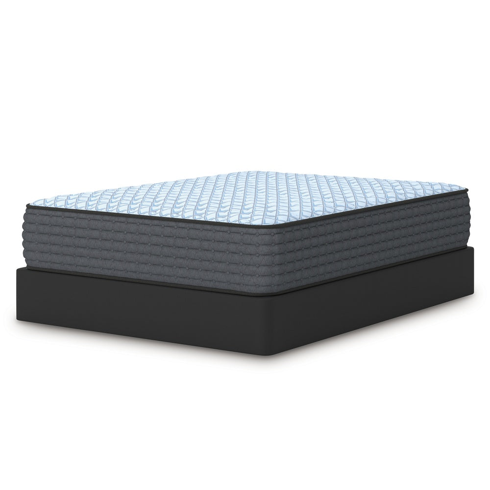 Cove King Mattress | 3-Layer Quilt Foam | Blue Stretch Knit Fabric 14"