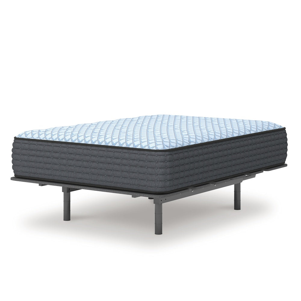 Cove King Mattress | 3-Layer Quilt Foam | Blue Stretch Knit Fabric 15"