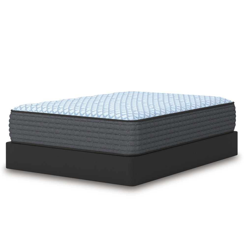 Cove King Mattress | 3-Layer Quilt Foam | Blue Stretch Knit Fabric 15"
